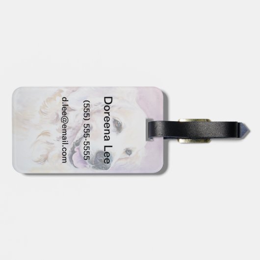 Goldene Vergeltung Gepäckanhänger (Rückseite horizontal)