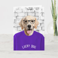 Goldene Vergeltung in lila T - Shirt