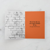 Goldene Vergeltung in T - Shirt Karte (Innenseite)