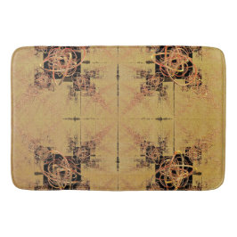 Goldene Verspannungen Badematte