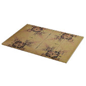 Goldene Verspannungen Schneidebrett (Ecke)