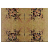 Goldene Verspannungen Schneidebrett (Vorderseite)