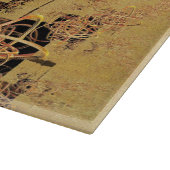 Goldene Verspannungen Schneidebrett (Ecke)