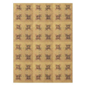 Goldene Verspannungen Tischdecke (Vorderseite)