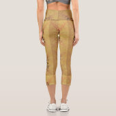 Goldene Verwandlung Capri Leggings (Rückseite)
