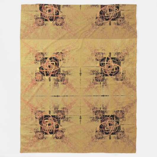 Goldene Verwandlung Fleecedecke (Vorderseite)