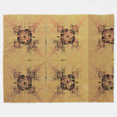 Goldene Verwandlung Fleecedecke (Vorderseite (Horizontal))