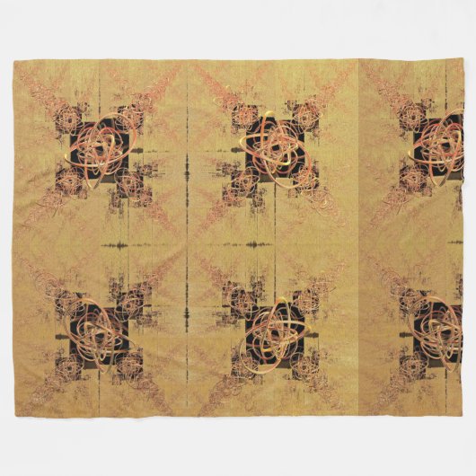Goldene Verwandlung Fleecedecke (Vorderseite (Horizontal))