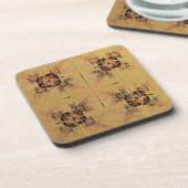 Goldene Verwandlung Getränkeuntersetzer (Linke Seite)