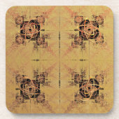 Goldene Verwandlung Getränkeuntersetzer (Vorderseite)