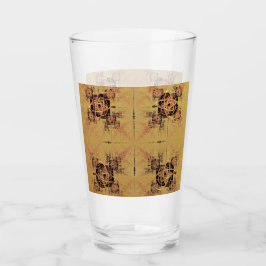 Goldene Verwandlung Glas