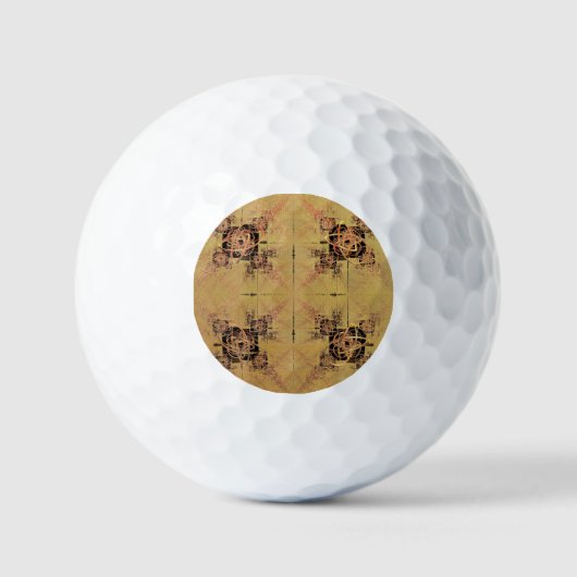Goldene Verwandlung Golfball (Vorderseite)