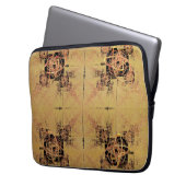 Goldene Verwandlung Laptopschutzhülle (Vorderseite Links)