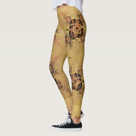 Goldene Verwandlung Leggings