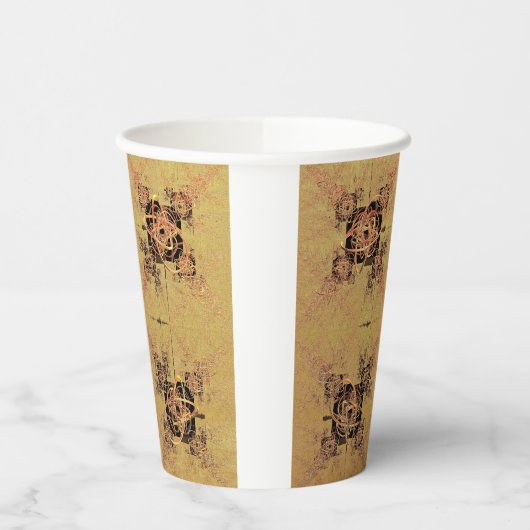 Goldene Verwandlung Pappbecher (Links)