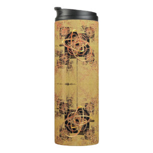 Goldene Verwandlung Thermosbecher