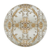 Goldene Verzierte Blume Schneidebrett (Vorderseite)