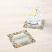 Goldene Verzierte Blume Untersetzer (Vor Ort)