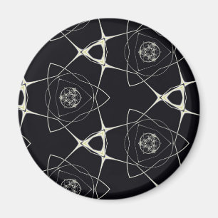 Goldene Verzierung Magnet