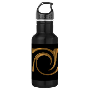 Goldene Verzierung Trinkflasche
