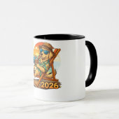 Goldene Vibes 2026 Tasse (VorderseiteRechts)
