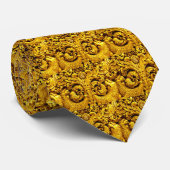 Goldene Vintage Kunst Krawatte (Gerollt)