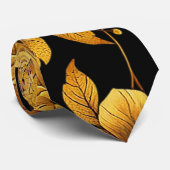 Goldene Vintage-Rosen Krawatte (Gerollt)