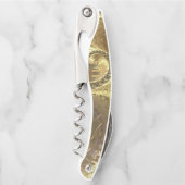 Goldene VIP-Korkenziehersammlung Kellnermesser (Vorderseite)