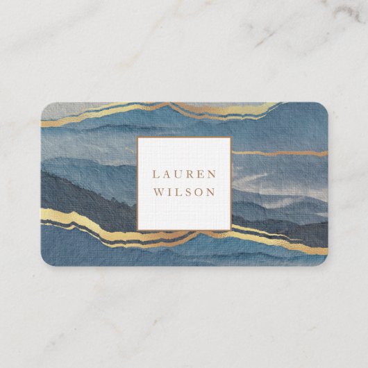 goldene Visitenkarte (Vorderseite)