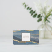 goldene Visitenkarte (Stehend Vorderseite)