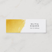 Goldene Visitenkarte (Vorderseite)