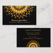 Goldene Visitenkarte (Vorne/Hinten)