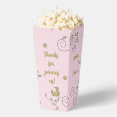 Goldene Vögel Pink Baby Dusche Geschenkschachtel (Geplatzt)