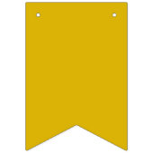 Goldene Vollfarbe schlicht Senf gelb Wimpelkette (Dritte Fahne)