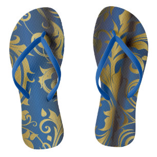 Goldene Vorhänge 1 Badesandalen
