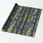 Goldene Vorhänge 1 Geschenkpapier (Ungerollt)