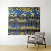 Goldene Vorhänge 1 Wandteppich (Beispiel (Horizontal))