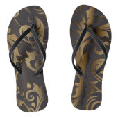 Goldene Vorhänge 3 Badesandalen (Fußbett)