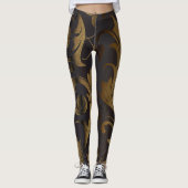 Goldene Vorhänge 3 Leggings (Vorderseite)