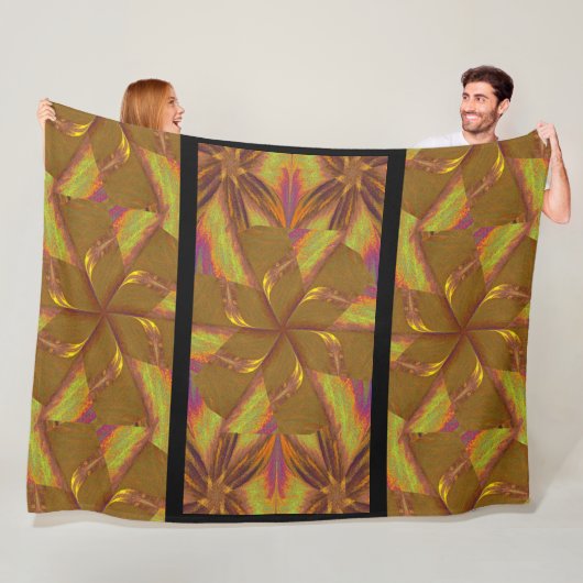 Goldene Waage - Wildblumen 1 Fleecedecke (Beispiel)