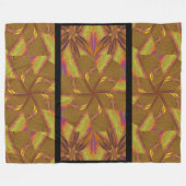 Goldene Waage - Wildblumen 1 Fleecedecke (Vorderseite (Horizontal))