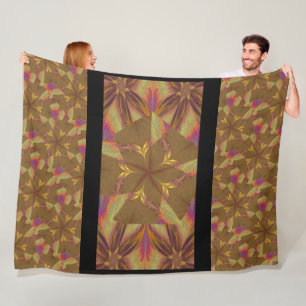 Goldene Waage - Wildblumen 3 Fleecedecke