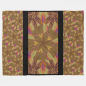 Goldene Waage - Wildblumen 3 Fleecedecke (Vorderseite (Horizontal))