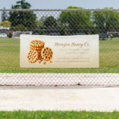Goldene Waben Banner (Insitu)