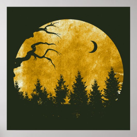 Goldene Wälder Poster (Vorne)