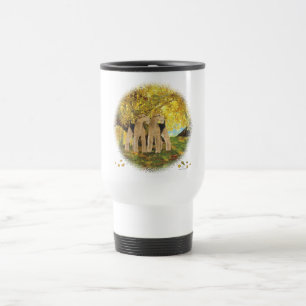 Goldene Wälder Reisebecher