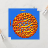 Goldene Waves Karte (Vorderseite/Rückseite Beispiel)