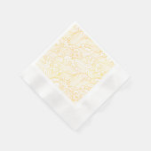 Goldene Waves Serviette (Ecke)