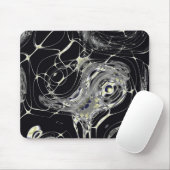 Goldene Web-Abstrakte Fraktal-Kunst Mousepad (Mit Mouse)