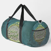 Goldene Wege glauben an sich selbst. Duffle Bag (Rechte Ecke)